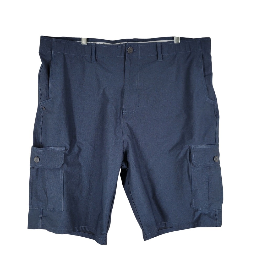 Maven Co-Op Cargo Shorts Mens‎ 42 Navy Blue Performance Golf Athletic MV00091M